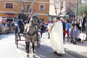 AHIR ES VA CELEBRAR LA BENEDICCIÓ D'ANIMALS EN HONOR A SANT ANTONI A ONDARA 2025