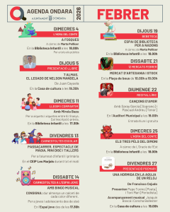 Agenda Ondara – Febrer 2026