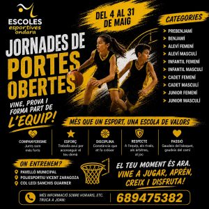 Jornades de Portes Obertes – Bàsquet Ondara