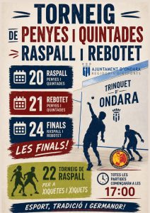 LA REGIDORIA D’ESPORTS ANIMA LES PENYES I QUINTADES A PARTICIPAR EN EL TORNEIG DE SANT JAUME 2026
