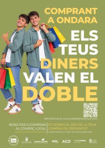 AVÍS IMPORTANT: S'OBRI EL NOU TERMINI D'INSCRIPCIÓ PER ALS COMERÇOS I EMPRESES EN ELS BONS CONSUM ONDARA 2026
